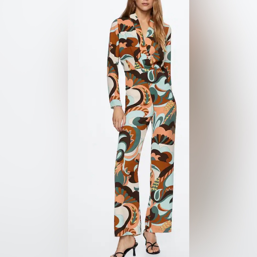 NWT 70s jumpsuit trendy